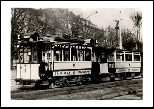 ÄLTERE POSTKARTE FRANKFURT ODER WILHEMSPLATZ ZEHMEPLATZ STRASSENBAHN TRIEBWAGEN 4 tram tramway Ansichtskarte postcard
