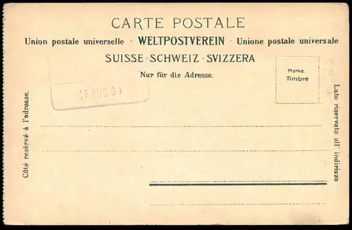 ALTE LITHO POSTKARTE GRUSS VOM ZÜRICHSEE DAMPFER DAMPFSCHIFFAHRT ZÜRICH-SEE boat Schiff Zürich-See Ansichtskarte