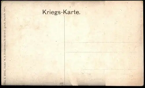 ALTE POSTKARTE GENERALFELDMARSCHALL PAUL VON HINDENBURG HUMOR OPTISCHE TÄUSCHUNG Ansichtskarte postcard cpa AK