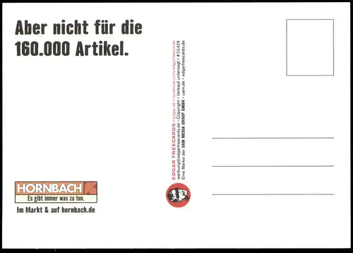 POSTKARTE SAGT SORRY FÜR DEN MORGIGEN KATER HORNBACH ALKOHOL beer alcohol bière alcool Ansichtskarte postcard cpa AK