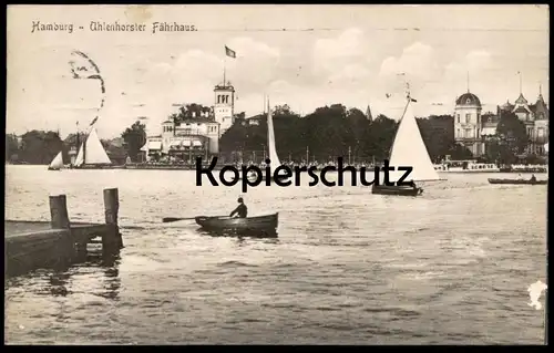 ALTE POSTKARTE HAMBURG UHLENHORSTER FÄHRHAUS UHLENHORST Ansichtskarte postcard cpa AK