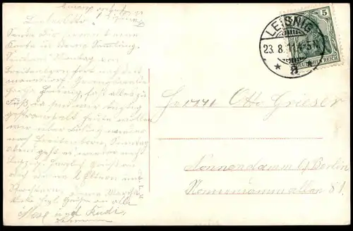 ALTE POSTKARTE LEISNIG BLICK AUF SCHLOSS MILDENSTEIN UND STADT castle chateau Freiberger Mulde Ansichtskarte postcard