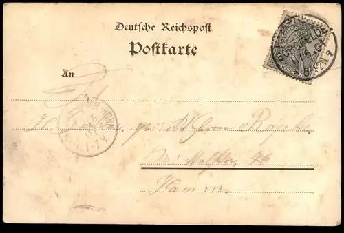 ALTE POSTKARTE GRUSS AUS ALTONA STUHLMANN-BRUNNEN KIND JUNGE enfant boy child HAMBURG Ansichtskarte AK postcard photo