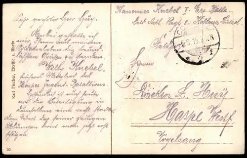 ALTE POSTKARTE COBLENZ ARTILLERIEDENKMAL UND KAISER WILHELM RING Koblenz Denkmal monument 1915 Ansichtskarte postcard