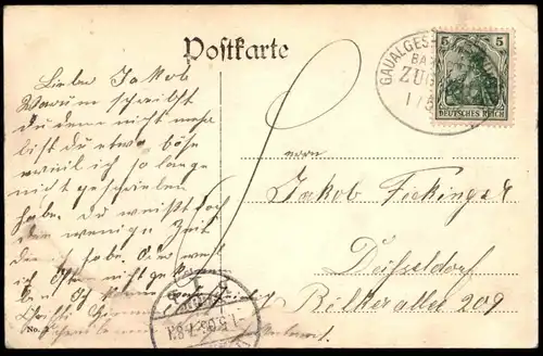 ALTE POSTKARTE COBLENZ AM RHEIN DAS KAISER WILHELM DENKMAL Koblenz monument 1906 Ansichtskarte cpa postcard AK