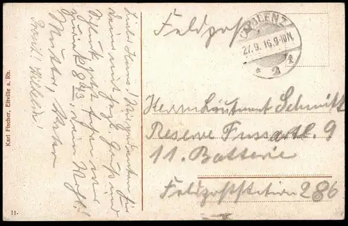 ALTE POSTKARTE COBLENZ AM RHEIN STÄDTISCHE FESTHALLE Koblenz 1916 Ansichtskarte cpa postcard AK