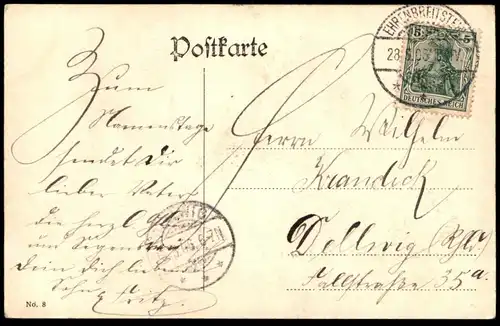 ALTE POSTKARTE COBLENZ AM RHEIN STÄDTISCHE FESTHALLE Koblenz 1906 Ansichtskarte cpa postcard AK