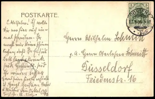 ALTE POSTKARTE COBLENZ AM RHEIN KÖNIGLICHES SCHLOSS chateau castle Koblenz 1906 Ansichtskarte cpa postcard AK