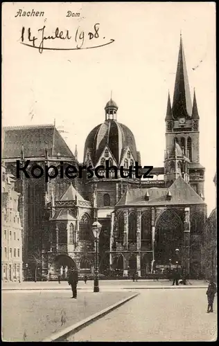 ALTE POSTKARTE AACHEN DOM 1908 Aix-la-Chapelle Kirche Ansichtskarte AK cpa postcard