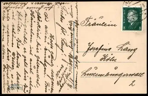 ALTE POSTKARTE MAYEN EIFEL SCHLOSS BÜRRESHEIM 1931 castle chateau Landkreis Koblenz Ansichtskarte postcard cpa