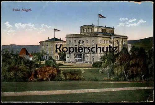 ALTE POSTKARTE ESSEN VILLA HÜGEL Krupp Ansichtskarte postcard cpa AK