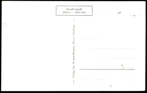 ÄLTERE POSTKARTE JUNGFRAUJOCH PLATEAU UND OBSERVATORIUM Sphinx Flagge flag Grindelwald Berner Oberland Sternwarte