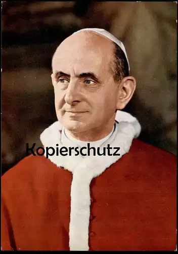 ÄLTERE POSTKARTE PAPST PAULUS PAUL VI. Papa Paolo pape pope Vatikan Rom Vatikanstadt Religion postcard Ansichtskarte AK