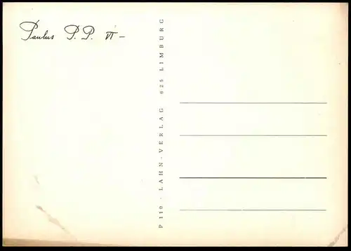 ÄLTERE POSTKARTE PAPST PAULUS PAUL VI. Papa Paolo pape pope Vatikan Rom Vatikanstadt Religion postcard Ansichtskarte AK