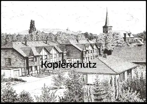 ÄLTERE POSTKARTE RATHAUSSTRASSE IN NIEDERZIER Hambach Düren Verlag Rheinische Braunkohlenwerke Tagebau Hambach