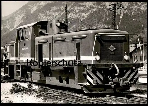 ÄLTERE POSTKARTE ZILLERTALBAHN TYROL DIESELLOKOMOTIVE D7 v 1967 Eisenbahn Chemin de fer Railway Eisenbahn Lokomotive Lok