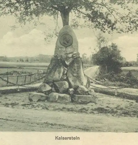 ALTE POSTKARTE LIENEN IN WESTFALEN BISMARCKSTEIN KAISERSTEIN Bismarck monument Denkmal cpa postcard AK Ansichtskarte