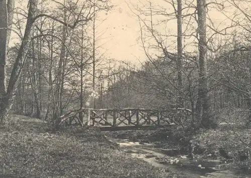 ALTE POSTKARTE DARMSTADT BUTZENBACH 1910 Bach Brücke Panorama AK Ansichtskarte cpa postcard