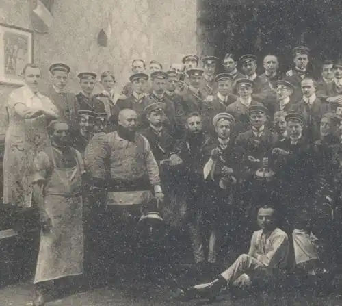 ALTE POSTKARTE BONN MENSURTAG GERMANIA CIMBRIA 03.12.1907 MENSUR STUDENTICA STUDENTIKA ÉTUDIANT FECHTEN fencing duel cpa