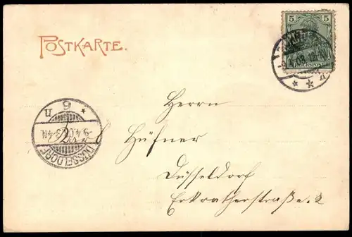 ALTE POSTKARTE LAAR BEI RUHRORT ST. JOSEPHHOSPITAL Hospital Krankenhaus Duisburg Ansichtskarte cpa AK