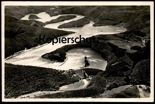 ÄLTERE POSTKARTE HOTEL SEEHOF RESTAURANT URFTTALSPERRE SPERRMAUER SCHLEIDEN Talsperre dam barrage Ansichtskarte postcard