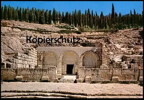 ÄLTERE POSTKARTE ISRAEL BETH SHEARIM CATACOMBS Kiryat Beth Sche'Arim Ansichtskarte cpa postcard AK