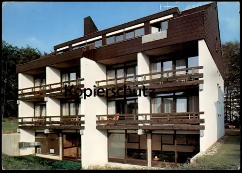 ÄLTERE POSTKARTE EHLSCHEID WESTERWALD HOTEL GARNI HAUS ROSENECK Rengsdorf-Waldbreitbach Ansichtskarte cpa postcard AK