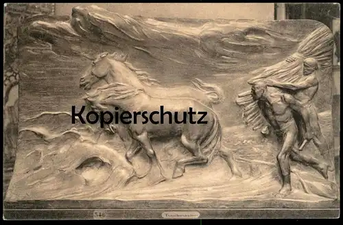 ALTE POSTKARTE MUSÉE DE BRUXELLES TRAVAILLEURS DE LA MER PAR C. MEUNIER Brüssel Ansichtskarte cpa postcard AK