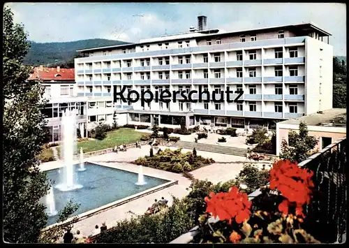 ÄLTERE POSTKARTE SANATORIUM WICKER BAD WILDUNGEN Brunnen Fontaine fountain Ansichtskarte AK cpa postcard