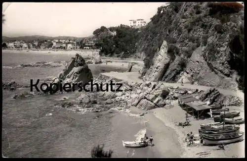 ÄLTERE POSTKARTE LLORET DE MAR 1956 FISCHERBOOTE COSTA BRAVA LA GALETA Catalogne Cataluna Ansichtskarte cpa AK postcard