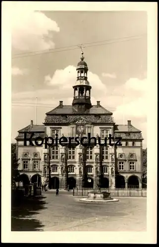 ÄLTERE POSTKARTE LÜNEBURG RATHAUS 1949 AUS DEM MITTELALTER SCHAUSEITE BAROCK town hall Ansichtskarte AK postcard AK