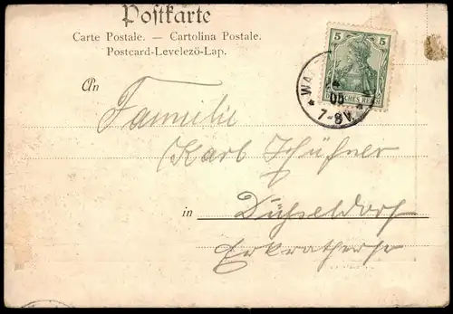 ALTE POSTKARTE GRUSS AUS DEM AHRTHAL TOTAL-ANSICHT VON RECH AN DER AHR Brücke bridge pont cpa postcard Ansichtskarte AK