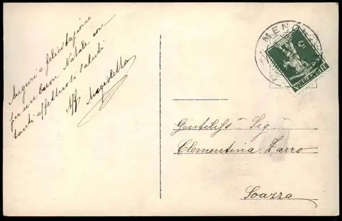 ALTE POSTKARTE BUON NATALE FROHE WEIHNACHTEN ENGEL SCHUTZENGEL Baby bébé angel ange cpa postcard Ansichtskarte AK