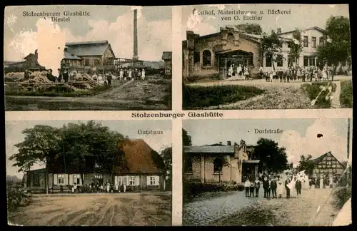 ALTE POSTKARTE STOLZENBURG STOLZENBURGER GLASHÜTTE STOLEC DOBRA ROTHENKLEMPENOW bei Löcknitz Ansichtskarte postcard cpa