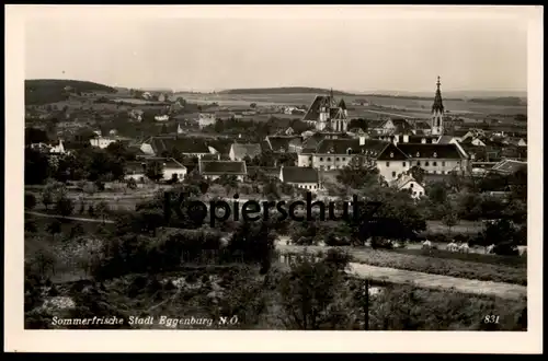 ALTE POSTKARTE SOMMERFRISCHE STADT EGGENBURG NIEDERÖSTERREICH N.Ö. Austria Autriche Österreich Ansichtskarte AK cpa
