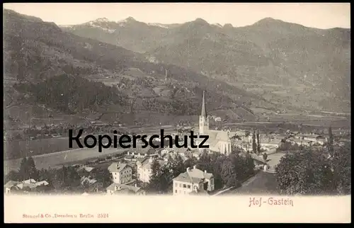 ALTE POSTKARTE HOF-GASTEIN PANORAMA Bad Gastein Österreich Austria autriche Verlag Stengel Dresden & Berlin postcard AK