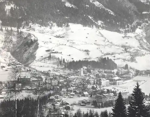 ÄLTERE POSTKARTE WINTERSPORTORT BAD HOFGASTEIN Winter Schnee Hiver Snow Neige cpa postcard AK Ansichtskarte