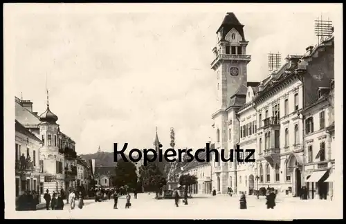ALTE POSTKARTE LEIBNITZ PLATZ DROGERIE STEIERMARK 1920 Fahne Flag Pavillon postcard cpa AK Ansichtskarte