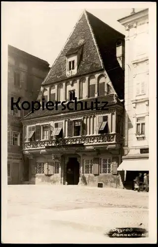 ALTE POSTKARTE STEYR BUMMERLHAUS Haus Oberösterreich Österreich Austria Autriche cpa postcard Ansichtskarte AK
