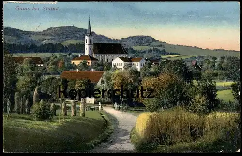 ALTE POSTKARTE GAMS BEI STAINZ STEIERMARK PANORAMA Österreich Austria Autriche cpa postcard AK Ansichtskarte