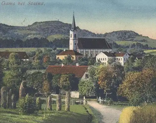 ALTE POSTKARTE GAMS BEI STAINZ STEIERMARK PANORAMA Österreich Austria Autriche cpa postcard AK Ansichtskarte
