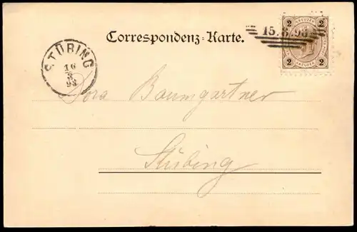 ALTE POSTKARTE REIN BEI GRATWEIN 1898 GRAZ Steiermark Österreich Austria Autriche cpa postcard AK Ansichtskarte