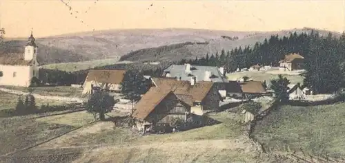 ALTE POSTKARTE GLASHÜTTEN MIT KORALPE Schwanberg Gressenberg bei Deutschlandsberg Steiermark Österreich Austria cpa AK