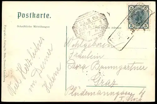 ALTE POSTKARTE GLASHÜTTEN MIT KORALPE Schwanberg Gressenberg bei Deutschlandsberg Steiermark Österreich Austria cpa AK