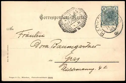 ALTE POSTKARTE GRUSS AUS RADKERSBURG PANORAMA 1905 Austria Österreich Autriche cpa postcard AK Ansichtskarte