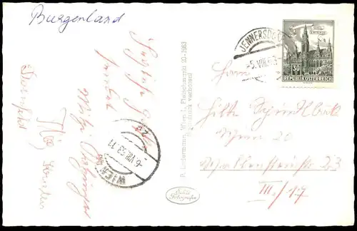 ÄLTERE POSTKARTE GRIESELSTEIN BEI JENNERSDORF BURGENLAND Köröstyen Österreich Austria Autriche Ansichtskarte AK postcard