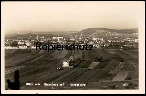 ALTE POSTKARTE BLICK VOM BISAMBERG AUF KORNEUBURG Niederösterreich Österreich Austria Autriche postcard Ansichtskarte AK