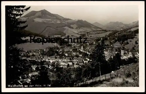 ALTE POSTKARTE WAIDHOFEN AN DER YBBS 1935 N.-Oe. Totale Total Totalansicht Österreich Austria Autriche Ansichtskarte cpa