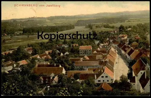 ALTE POSTKARTE SCHWANBERG VOM JOSEFIBERG 1908 Bad Schwanberg Steiermark Austria Österreich Ansichtskarte AK cpa postcard