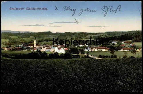 ALTE POSTKARTE GRAFENDORF OSTSTEIERMARK bei Hartberg Steiermark Österreich Austria Autriche Ansichtskarte cpa postcard